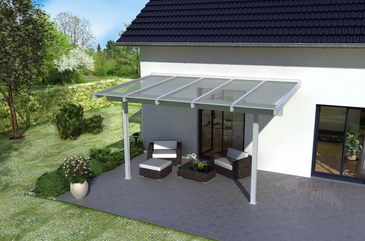 TERRAclassic Alu Terrassen berdachung 7m  x 4m Terrasse  de